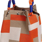 Khaki and Orange Che