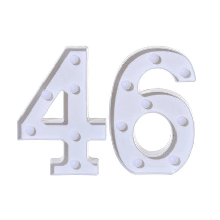 2Pcs Number 16 18 21 30 Led Light String Happy Birthday Party Decoration Wedding Anniversary Adult Birthday Party Gift Light Led