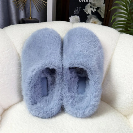 Woman Shoes Slippers Faux Fur Slides Woman Outdoor Slippers With Arch Support Mules Slipper Women Clogs For Women Fuzzy Slippers