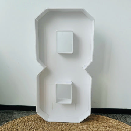 1PC 73cm/28.74inch Marquee Balloon Frame KT Board Numbers 0-9– Large 3D Standee for Birthdays, Anniversaries, Graduations – DIY