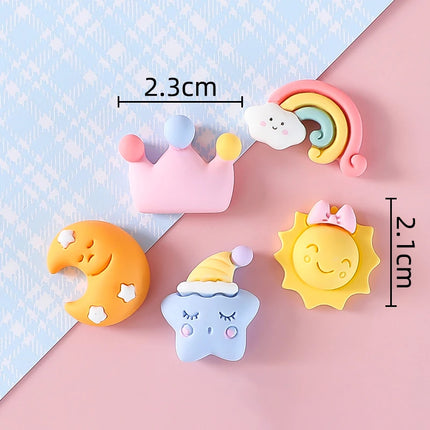 Rainbow Unicorn Cake Topper Birthday Cake Ornament Girl Unicorn Baby Shower 1st Birthday Party Kid Cake Dessert Christening Gift