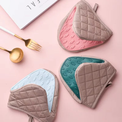 Silicone Anti Scald Gloves Oven Gloves Kitchen Tool Silicone Gloves Fish Shape Tray Dish Bowl Holder Oven Handschoen Hand Clip