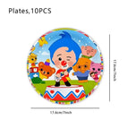 7inch plate-10PCS / Party Supplies