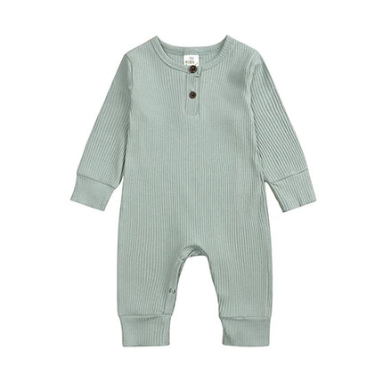 2026 Baby Boy Romper Girl Outfits Playsuit Summer Wear Cotton Infant Thin Jumpsuit Ribbed Clothes Knitted Stretch Toddler Onesie