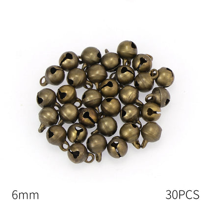 Bronze Bells Small Copper Jingle Bells Loose Beads Hand make Accessories Jewelry Home DIY Christmas Tree Festival Party Tree