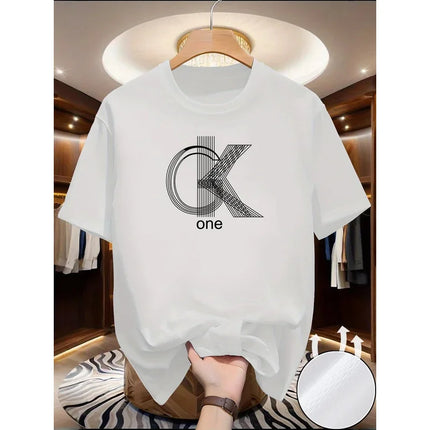 2026 Men's Graphic T Shirts Casual Crew Neck Short Sleeves Summer Essential Fashionable Prints Comfortable Basic Tees for Daily