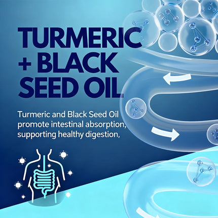 Sea Moss, Black Seed, Ashwagandha, Turmeric, Bladderwrack, Burdock - with ACV, Black Pepper, Gluten Free