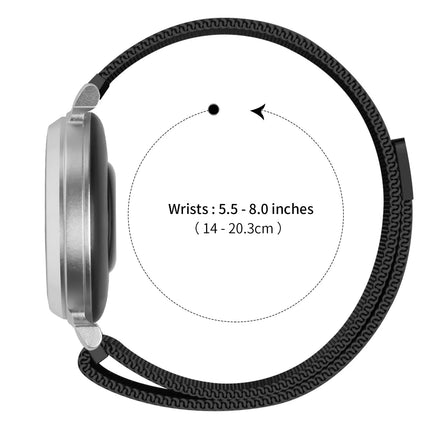 Magnetic Milanese Loop Wristband For Garmin CIRQA Smart Band Adjustable Replacement For Garmin Cirqa Stainless Steel Correa Belt