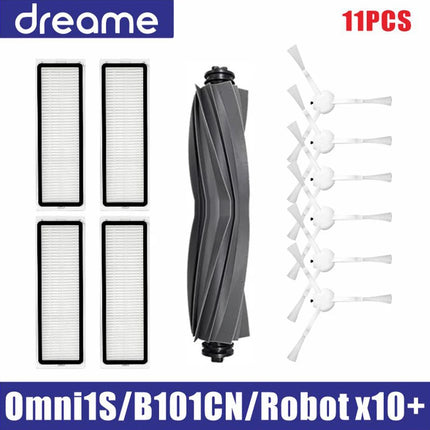 Dreame L10s Ultra / S10 Pro Accessories Mijia Omni 1S B101CN Robot X10+ Vacuum Main Side Brush Filter Mop Parts