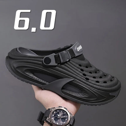 Unisex Summer Platform Sport Sandals Men 2026 Fashion Eva Soft Thick Bottom Clogs Men Outdoor Hollow Out Non Slip Beach Sandles