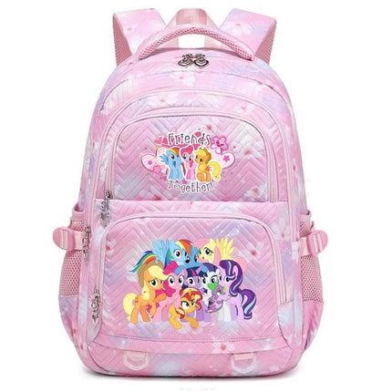 My Little Pony Colorful School Bags Junior/senior High school Oxford cloth backpacks Boys and Girls double-shoulder school bags