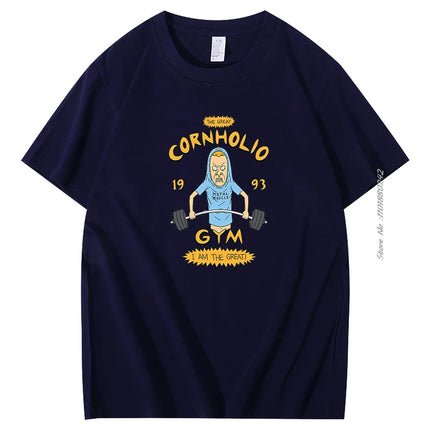 Beavis And Butthead Tshirts Novelty Funny Cartoon Graphic Tshirts Casual Clothing Summer Male Oversized Short Sleeve T-Shirts