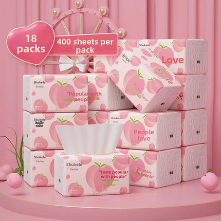 18-30 Packs Of Soft Tissue Paper, Affordable Household Napkins, Toilet Paper, Skin Friendly Facial Tissue Paper