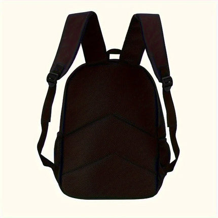 Customized Lightweight Daypack,Personalized Polyester Casual Backpack with Adjustable Straps,Zip Closure,Hand Wash,Unique Design