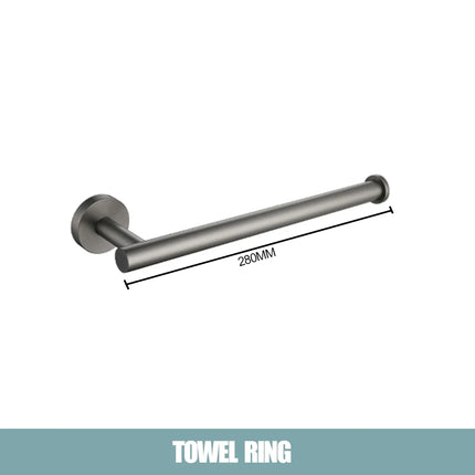 Gun Gray Black Brushed Gold Bathroom Hardware Set Stainless Steel Bathroom Accessories Towel Bar Towel Ring Toilet Paper Holder