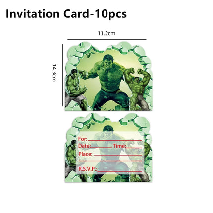The Avengers Hulk Latex Balloon Superhero Foil Ballons Green Anger Cake Topper Happy Birthday Banner Party Decor Kids Gift Toys