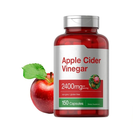 150 Capsules Apple Cider Vinegar Gummies Digestive Health Support Relieves Bloating And Constipation And Controls Weight