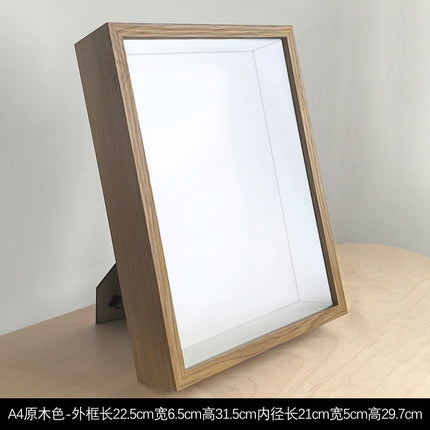 LIVETAI Shadow Box Frame Wooden Photo Frame for 3D Display DIY Decor Wall Art Gift