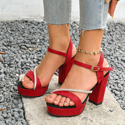 2025 New Women High Heels Sandals Elegant Heels Woman Luxury Designer Sexy Sandals Women Fashion Shoes Women Sandalias De Mujer