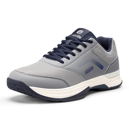 FitVille Men'S Extra Wide Pickleball & Table Tennis Shoes, Comfort Cushioned Hard Court Casual Sneakers Suitable For Baseball