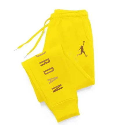 26 Autumn/Winter Trendy Letter Print Harajuku Versatile Daily Outdoor Running Fitness Casual Loose Comfortable Men Sports Pants