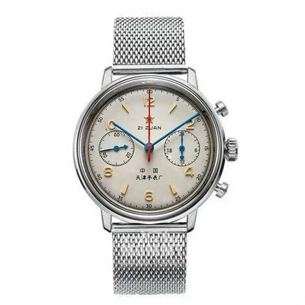Men's watches 1963 pilot automatic watch 42mm waterproof retro quartz chronograph vintage dress watch