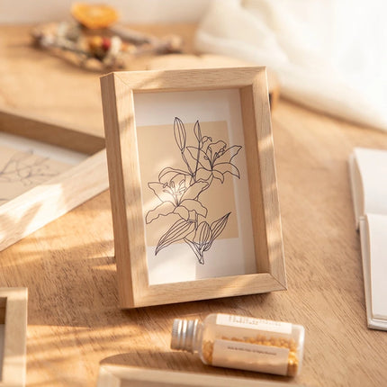 Nordic Style Picture Frame 5/6/7/8 Inches Photo Frame for Tabletop Display Wedding Baby Family Portraits Home Office Decoration