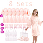 8 Sets Peach / Size 4