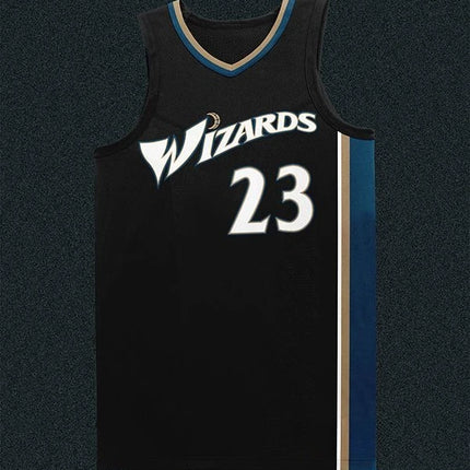 Michael Jordan # 23 Black Family Basketball Shirt Breathable Mesh Sleeveless Retro Sportswear Tank Top