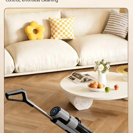 Cordless 170W Brushless-Motor Smart Self-Cleaning Dry/Wet Vacuum & Mop with 15kPa Suction for Hard Floors Household-Use