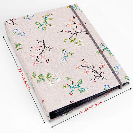 Linen Printed Photo Album Book, 200 Pockets 4×6 Inch, Memory Album for Wedding, Baby, Family and Anniversary Collection