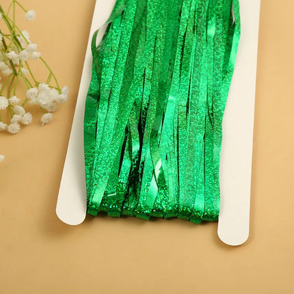 Cheap as a Party Metallic Tinsel Foil Fringe Curtains Backdrop for Birthday New Year Eve Party Photo Wedding Baby Shower Decor