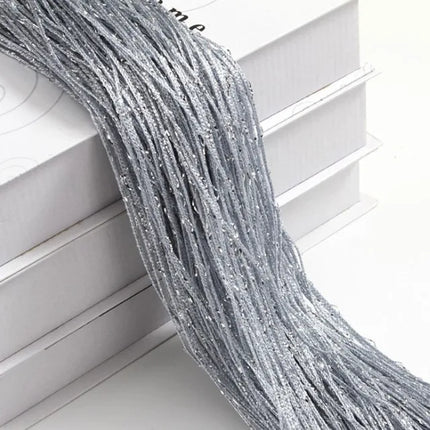 100x200cm Thread Curtains Screen Ribbon String Divider Blind for Living Room Door Wall Window Panel Tassel Curtain