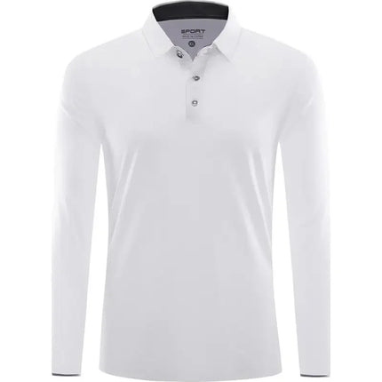 Long Sleeve Quick Dry Sports Polo Shirt Running Fitness Shirt Customized Logo Printing Breathable T-shirt Tops S-6xl 2025