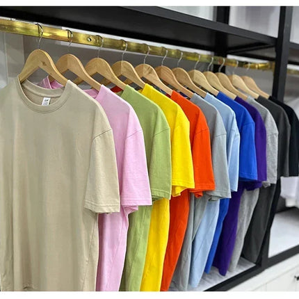 Men's Adidog Printed T-Shirt 100% Cotton Oversized Funny Graphic Tees for Men Women Summer Tops