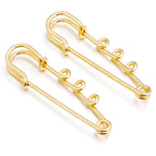 50mm 3 hole 10pcs / silver
