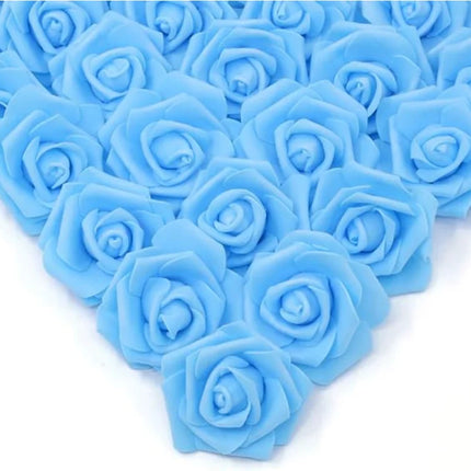10/20/50Pcs Artificial Foam Rose Flowers PE Fake Flower for Home Room Dceor Wedding Party Halloween Thanksgiving Christmas Decor