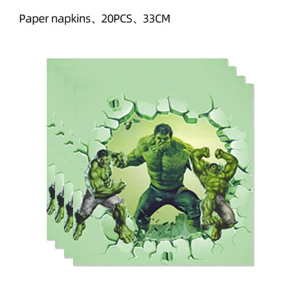 The Avengers Hulk Latex Balloon Superhero Foil Ballons Green Anger Cake Topper Happy Birthday Banner Party Decor Kids Gift Toys