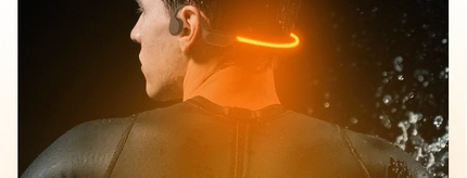 TOP 1 Sports Swimming Bone Conduction Headphones Bluetooth 6.0 IPX8 Waterproof Earphones 32GB MP3 Night Light Fitness Riding Run