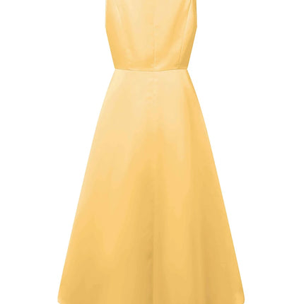 ZANZEA Summer Dress Fashion Elegant Party Dresses Women Sleeveless Pleated Midi Sundress Stylish Solid Waisted Umbrella Vestidos