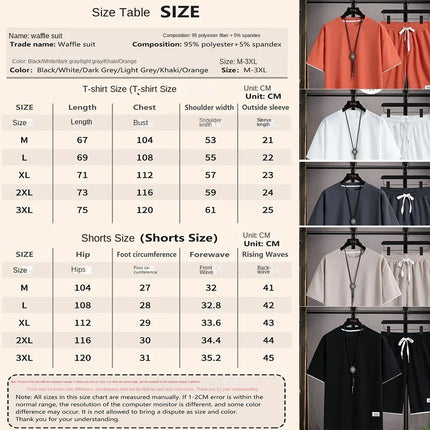 Summer Hot Selling Men's Sports Set JORDAN Printed Casual T-Shirt + Shorts Two-Piece Running Set Breathable and Comfortable