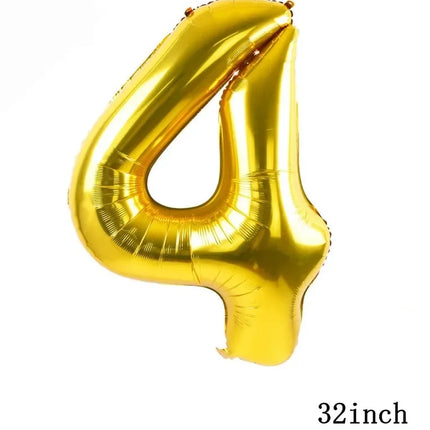 New 1Set Numberblocked Party Supplies TV Show Number Latex Balloons Toy Decor Happy Birthday Banner Bunting Cake Topper Balloon
