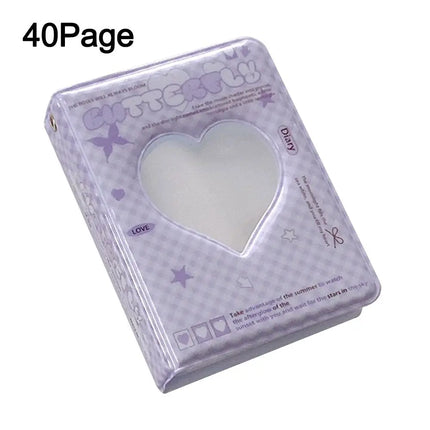 1PC 64 Pockets Photo Album Inch Pictures Storage Case Stamps Tickets Cards Organizer For Fujifilm Instax Mini 12/11/9