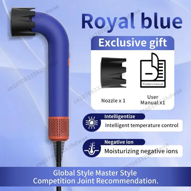 100-110v Hair Dryer Ionic Ceramic Cabello Leafless Hairdryer Electric Blow Drier Professional Heat Air Blower Leaf Ion Blowdryer