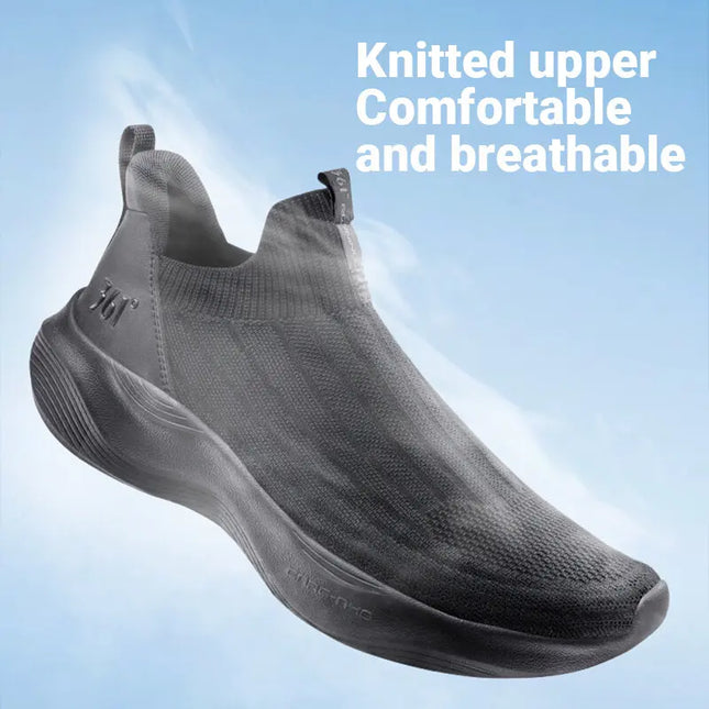 361 Degrees Lightweight Slip-On Men Running Shoes Breathable Mesh Upper Cushion Comfort Soft Soled Male Sneakers 672542215F
