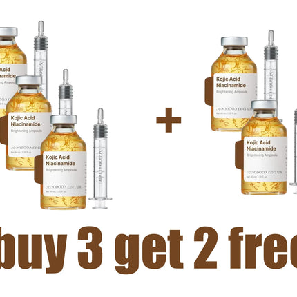 Kojic Acid Niacinamide Whitening Serum Dark Spot Remover Brightening Cream Freckle Mask Fade Acne Scars Melasma Dull Skin