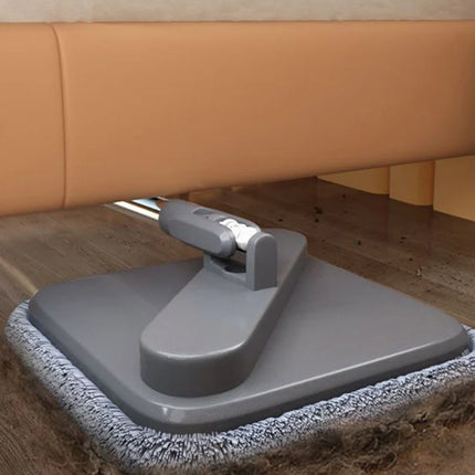 Practical Floor Cleaning Mop with Bucket Self-Cleaning Mop Hand-Free 360 Rotatable Adjustable for Automatic Door Corner