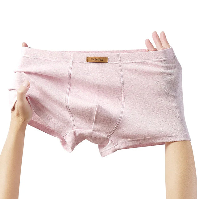 1/4Pcs Men's Boxer Briefs Cotton Boxershorts Solid Underpants Sexy Soft Panties Male Breathbale Underwear Lingerie Homme Shorts