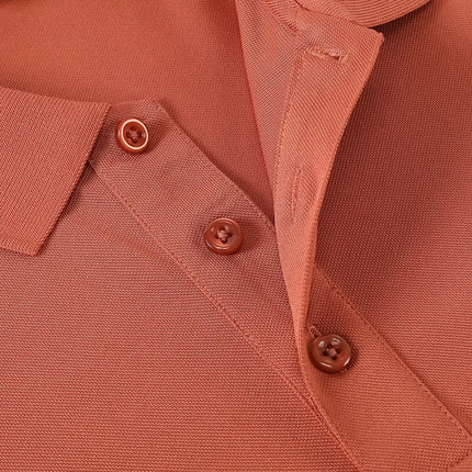 2026 NEW Solid Polo Shirts Womens Commuting Basics T-Shirts Comfy Button Shirt Solid Sport Tops Office Daily  Womans Clothes