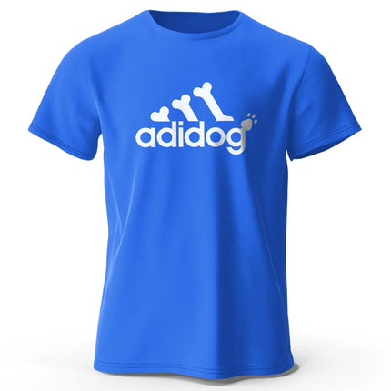 Men's Adidog Printed T-Shirt 100% Cotton Oversized Funny Graphic Tees for Men Women Summer Tops